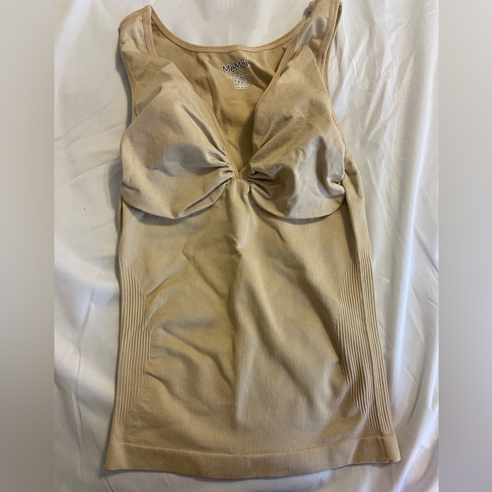 (2) XL camisole shape wear beige